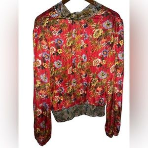 Nikasha Anthropologie floral top
